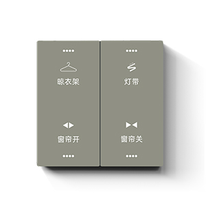 （06）四鍵灰色大板面板